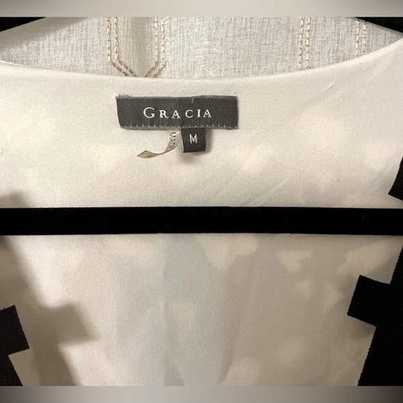 Gracia Black Fit and Flare Mini Dress Scoop Neck Cocktail - Picture 8 of 8